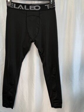 Telaleo Boys Black Compression Pants Size M